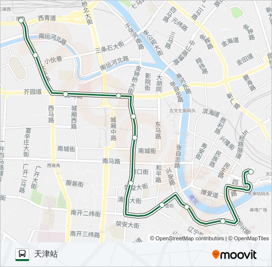 24路夜班车 bus Line Map