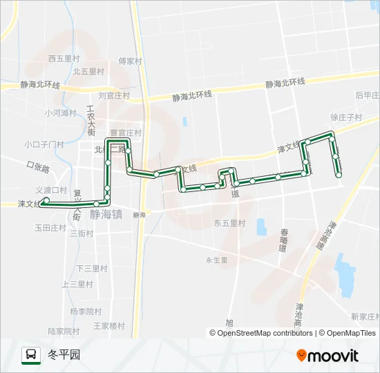 582路区间 Bus Line Map