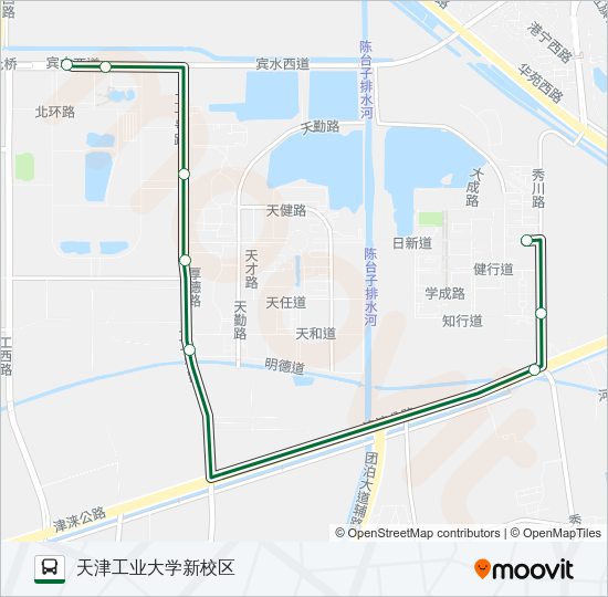 公交620区间路的线路图