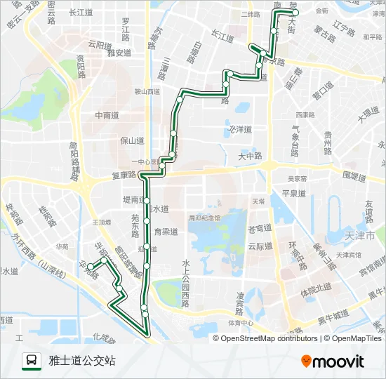 638路区间 Bus Line Map
