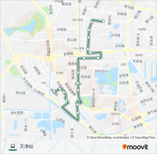638路区间 Bus Line Map