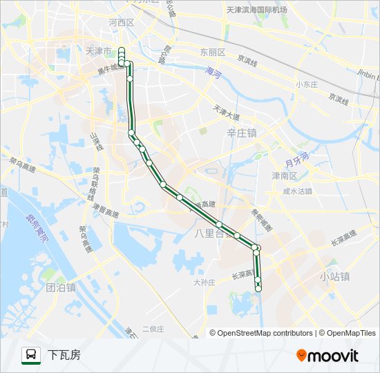 659路区间 bus Line Map