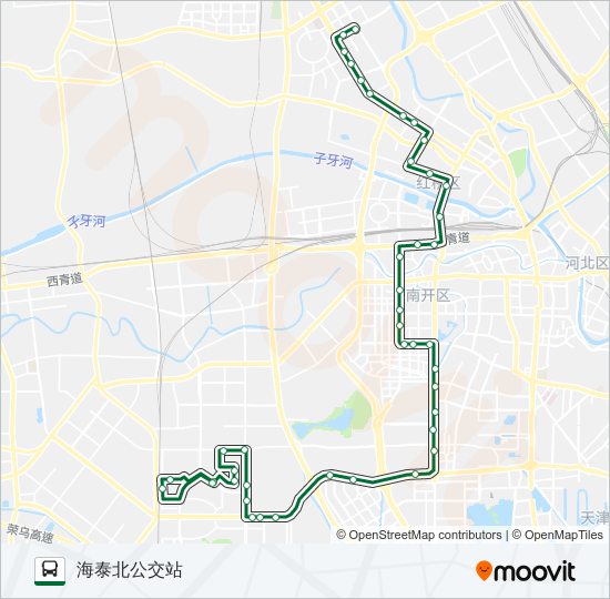 700路高峰 bus Line Map