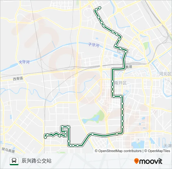 700路高峰 Bus Line Map