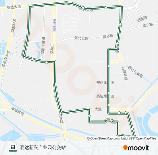 709路内环 Bus Line Map