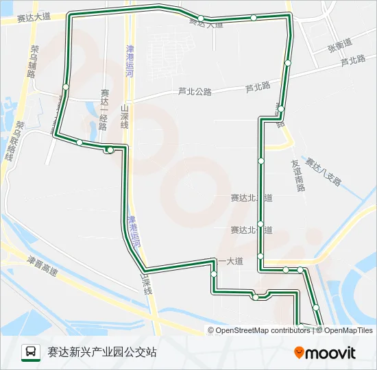 709路外环 Bus Line Map