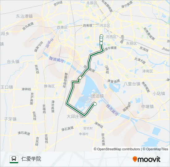 710路区间 Bus Line Map