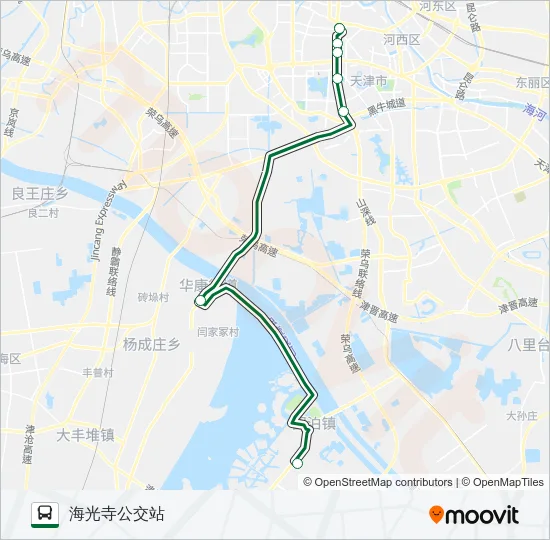 710路区间 Bus Line Map
