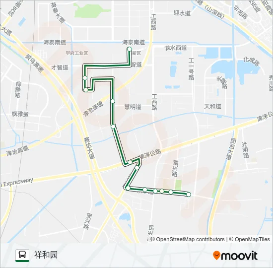 公交667高峰线路的线路图