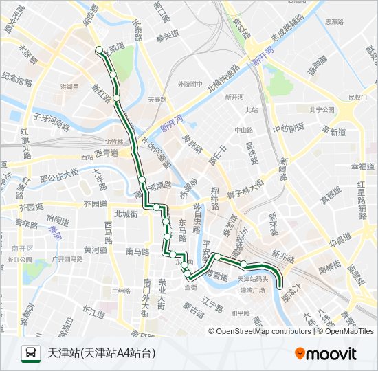 5路 bus Line Map