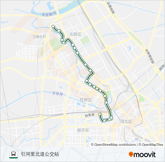 10路 bus Line Map