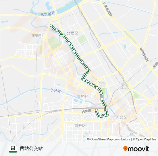 10路 Bus Line Map