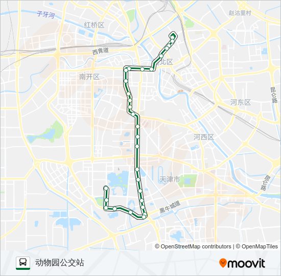 12路 bus Line Map