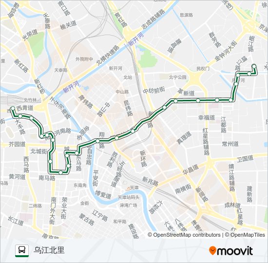 公交15路的线路图