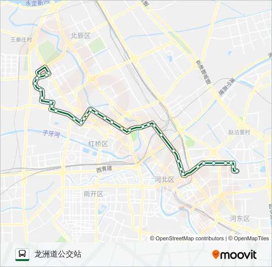 公交22路的线路图