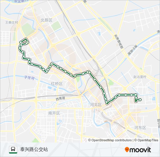 公交22路的线路图