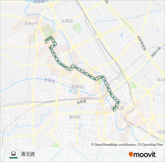 公交34路的线路图