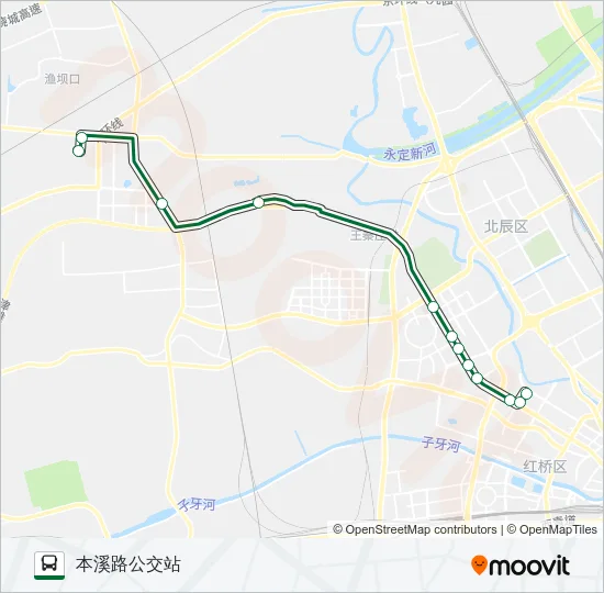 174路 Bus Line Map