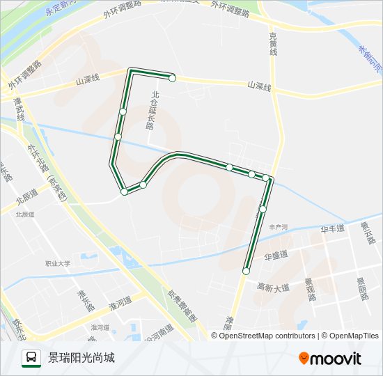 公交314路的线路图