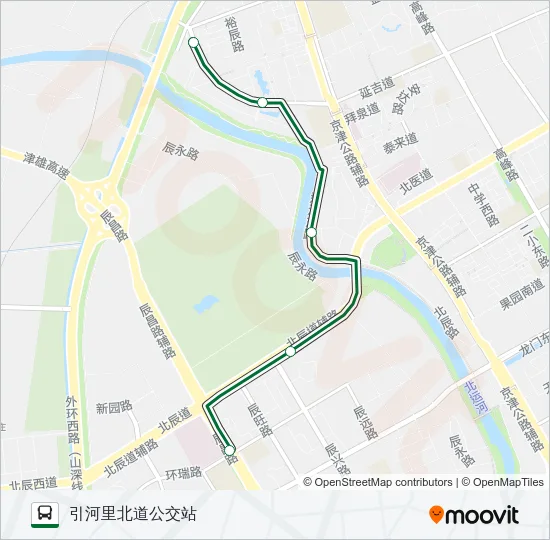 公交318路的线路图