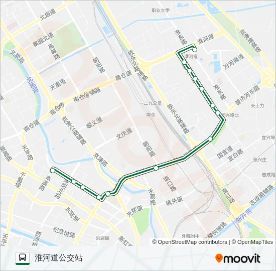 343路 Bus Line Map