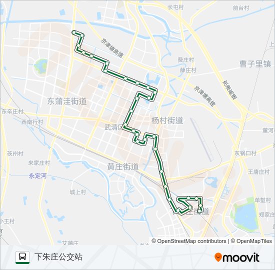 563路 bus Line Map