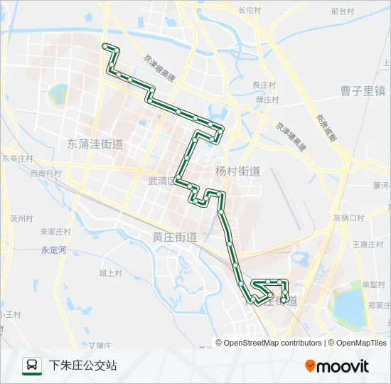 563路 Bus Line Map