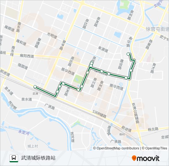 564路 bus Line Map