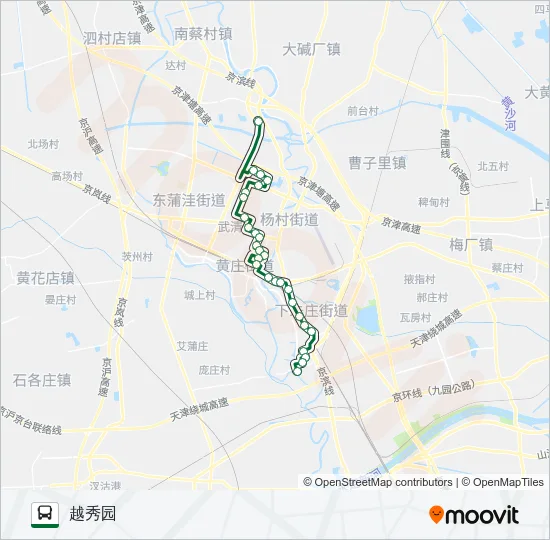 公交565路的线路图