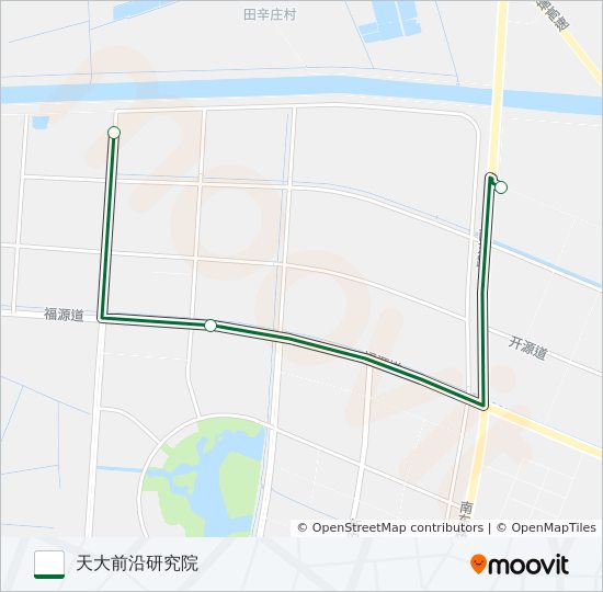 公交567路的线路图