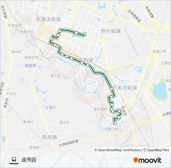公交568路的线路图