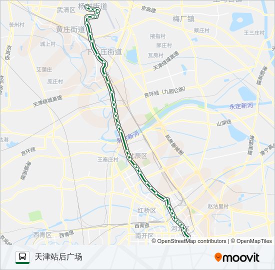 607路 bus Line Map