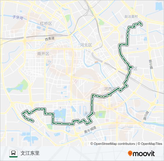 608路 bus Line Map