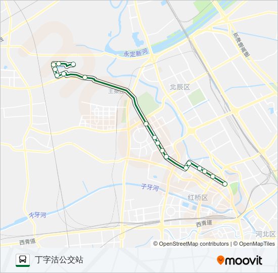 公交649路的线路图