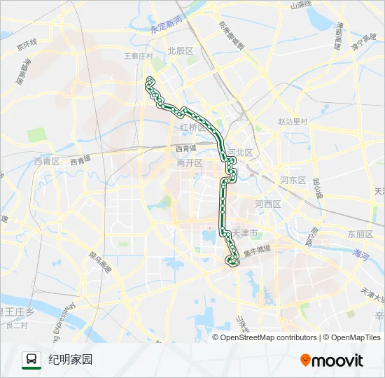 公交658路的线路图