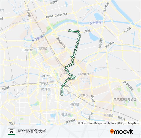 670路 bus Line Map