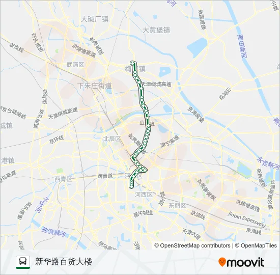 公交671路的线路图
