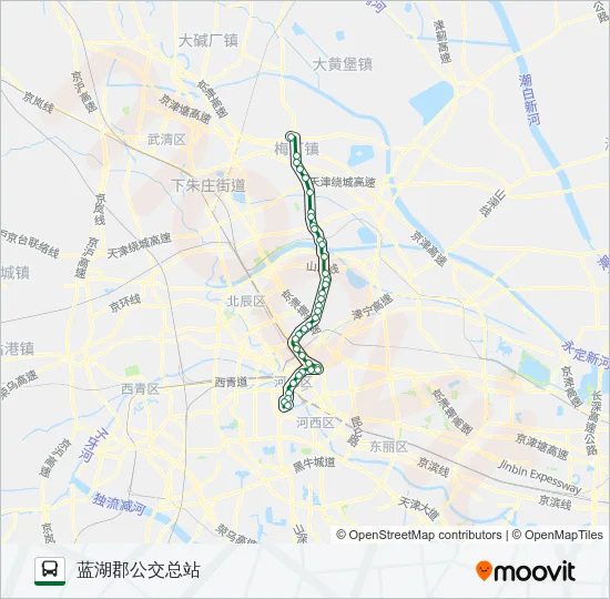 公交671路的线路图