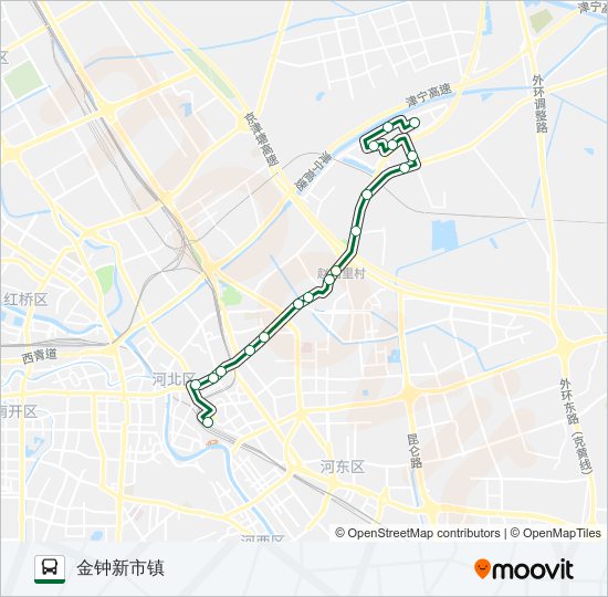 公交701路的线路图