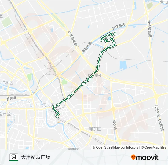 701路 Bus Line Map