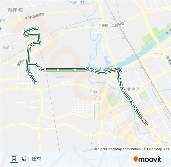 721路 bus Line Map