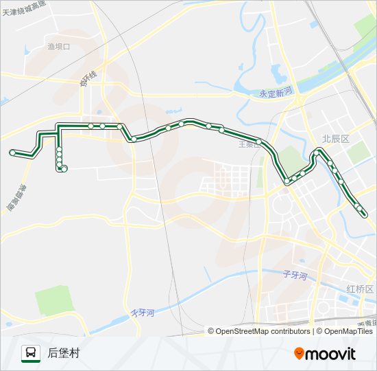 722路 bus Line Map