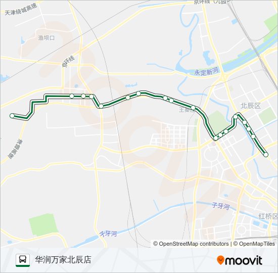 722路 bus Line Map