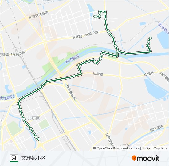 公交728路的线路图