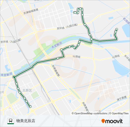 公交728路的线路图