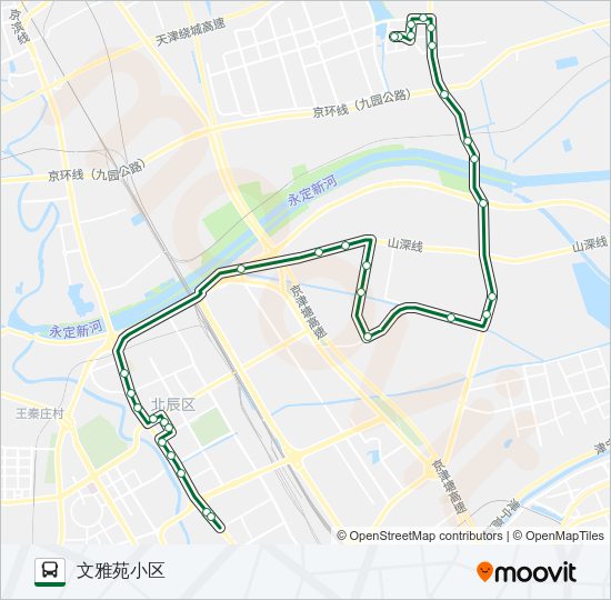 公交730路的线路图