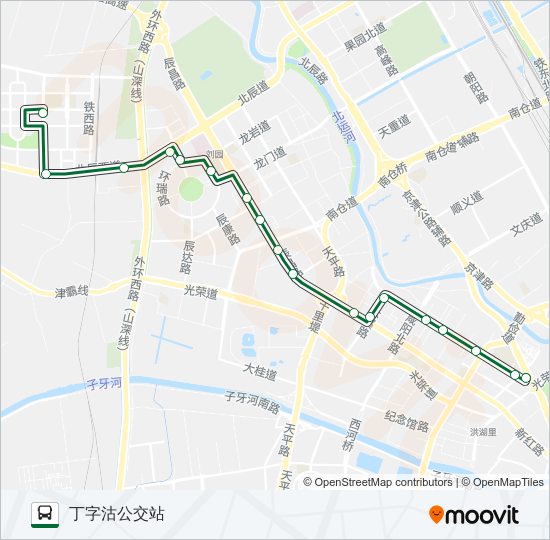 732路 bus Line Map