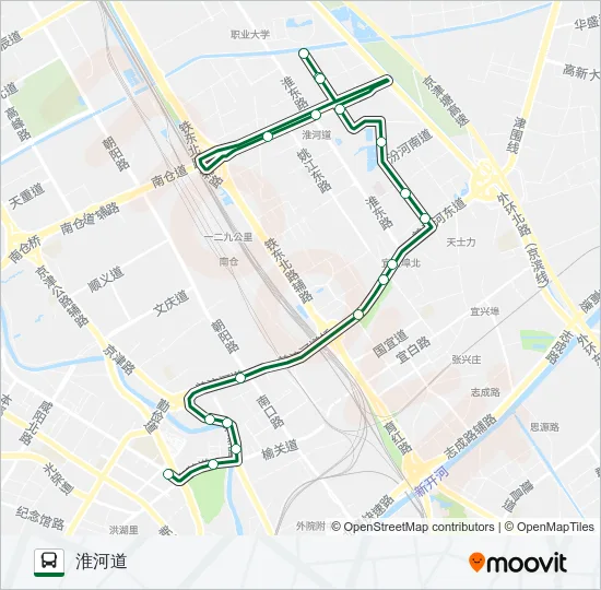 733路 Bus Line Map
