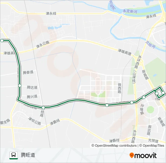 734路 Bus Line Map