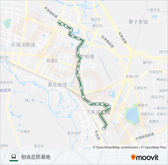 公交737路的线路图